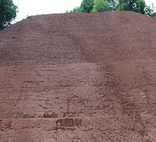 客户提供喷播机施工现场