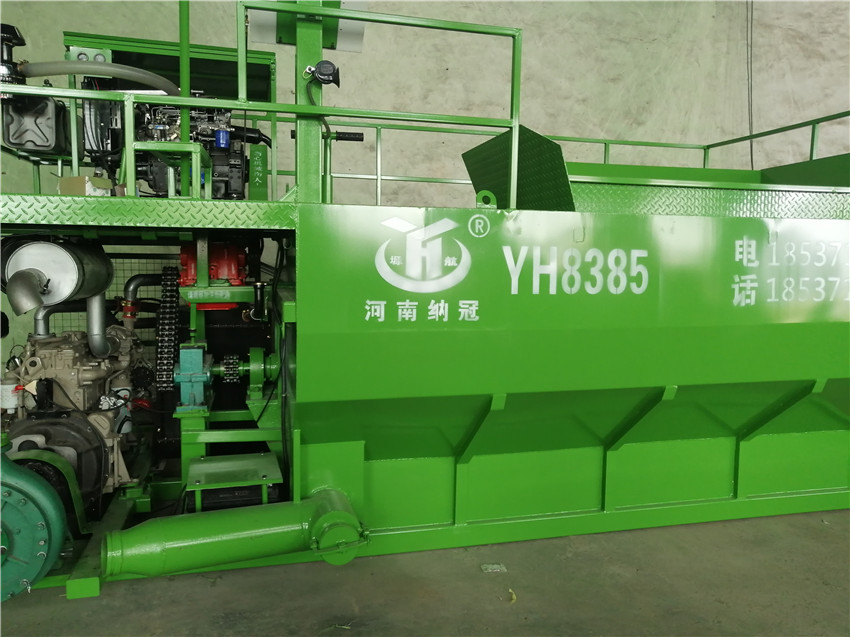 客土喷播机施工现场